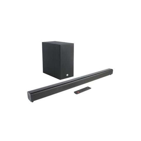 Barra de sonido de 2.1 canales con subwoofer inalámbrico JBL Cinema SB160 - Negro