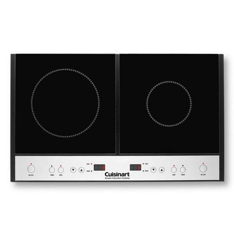 Estufa eléctrica Cuisinart de doble inducción 2 quemadores - Negro