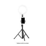 Ubeesize 8 in Selfie Ring Light with Tripod Stand set black
