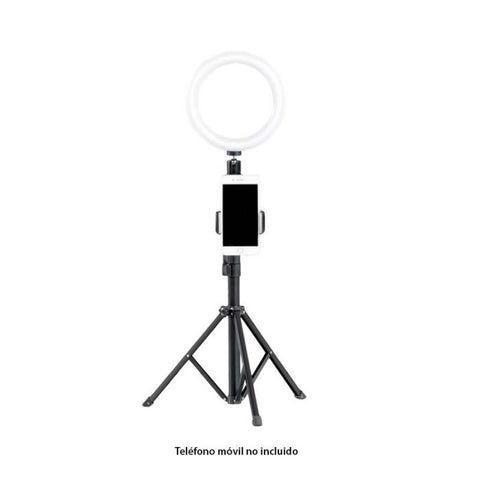 Ubeesize 8 in Selfie Ring Light with Tripod Stand set black