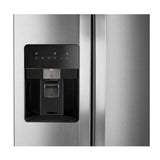 Refrigerador Whirlpool de 24.6 p3 dos puertas verticales con dispensador de hielo | Acero inoxidable resistente a huellas digitales
