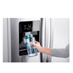 Refrigerador Whirlpool de 24.6 p3 dos puertas verticales con dispensador de hielo | Acero inoxidable resistente a huellas digitales