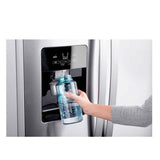 Refrigerador Whirlpool de 24.6 p3 dos puertas verticales con dispensador de hielo | Acero inoxidable resistente a huellas digitales