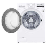 20Kg Lavadora Carga Frontal con Vapor, Direct Drive Inverter & ThinQ™ (Wi-Fi), Color Blanco