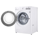 20Kg Lavadora Carga Frontal con Vapor, Direct Drive Inverter & ThinQ™ (Wi-Fi), Color Blanco