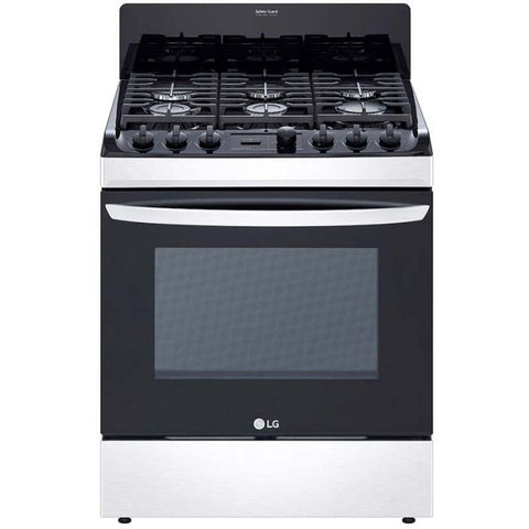 Estufa LG | 5.4 pies cúbicos | 6 Quemadores | Easy Clean™ | Triple Ultra Heat™ | Bloqueo automático de gas