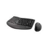 Combo Teclado Ergonómico Compacto y Mouse Klip Xtreme | Inalámbricos | Español | Rueda de desplazamiento incorporada