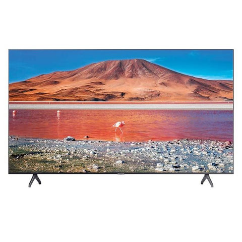 55" Samsung TV LED 4K UHD Procesador Crystal 4K Optimizador de Juego tizen Refleja con toque de movil 2 hdmi 1 usb