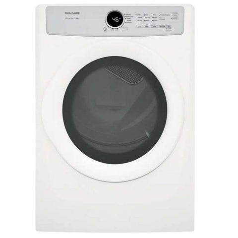 Frigidaire ( FDEX21E4EW ) Secadora de Carga Frontal Electrica de 8.0 Cu Ft 21Kg | Blanco