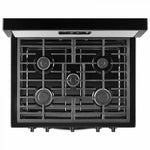 Estufa de 30 pulgadas 5 quemadores acero inox
