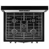 Estufa de 30 pulgadas 5 quemadores acero inox