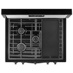 Estufa de 30 pulgadas 5 quemadores acero inox