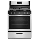 Estufa de 30 pulgadas 5 quemadores acero inox