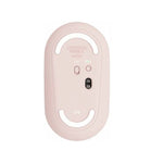Logitech Pebble M350 Mouse Inalambrico con opción Bluetooth o USB, Silencioso, Delgado con Click Silencioso para Laptop, Notebook, PC y Mac - Rosado