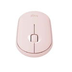 Logitech Pebble M350 Mouse Inalambrico con opción Bluetooth o USB, Silencioso, Delgado con Click Silencioso para Laptop, Notebook, PC y Mac - Rosado