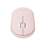 Logitech Pebble M350 Mouse Inalambrico con opción Bluetooth o USB, Silencioso, Delgado con Click Silencioso para Laptop, Notebook, PC y Mac - Rosado
