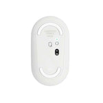 Logitech Pebble M350 Mouse Inalambrico con Bluetooth o USB, Silencioso, Delgado con Click Silencioso para Laptop, Notebook, PC y Mac - Blanco