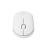 Logitech Pebble M350 Mouse Inalambrico con Bluetooth o USB, Silencioso, Delgado con Click Silencioso para Laptop, Notebook, PC y Mac - Blanco