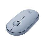 Logitech Pebble M350 Mouse Inalambrico con Bluetooth o USB, Silencioso, Delgado con Click Silencioso para Laptop, Notebook, PC y Mac - Azul