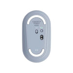 Logitech Pebble M350 Mouse Inalambrico con Bluetooth o USB, Silencioso, Delgado con Click Silencioso para Laptop, Notebook, PC y Mac - Azul