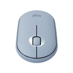 Logitech Pebble M350 Mouse Inalambrico con Bluetooth o USB, Silencioso, Delgado con Click Silencioso para Laptop, Notebook, PC y Mac - Azul