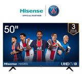 Hisense TV | H6500G | 50" | Smart TV | UHD 4K | Android TV | Bluetooth | ATSC | Negro | 3 años de Garantía