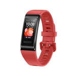 Huawei Band 4 Pro (TER-B19S) Cinnabar Red Sport Band | 45 mm | Sensor de Accelerometro | Giroscopio | Ritmo cardiaco | Pantalla AMOLED de 0.95" | NFC | 11 Modos de actividades | GPS | Oximetro