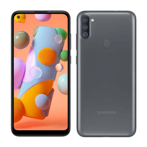 Samsung Galaxy A11 | Android 10 | Octa Core | Pantalla 6.4" | 32GB | 2GB RAM | Huella digital | Batería 4,000 mAh | Negro