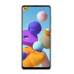 Samsung Galaxy A21s | Android 10 | Octa Core | 4Gb Ram | 64GB | Cuadrúple cámara | Batería 5,000 mAh | Azul