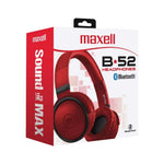 Maxell | Audiofonos | HP BTB52 | Bluetooth | Full Size | Rojo