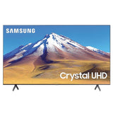 Samsung ( UN65TU6900PXPA) | TV LED 65¨| 4K DVBT | UHD Procesador | Crystal 4K | Optimizador de Juego tizen | Refleja con toque de movil | 2 hdmi | 1 usb | No ethernet | Solo wifi Negro