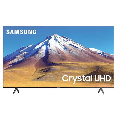 Samsung ( UN65TU6900PXPA) | TV LED 65¨| 4K DVBT | UHD Procesador | Crystal 4K | Optimizador de Juego tizen | Refleja con toque de movil | 2 hdmi | 1 usb | No ethernet | Solo wifi Negro