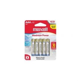 MAXELL | ALKALINE BATTERY | AAA | Blister de 10 unidades