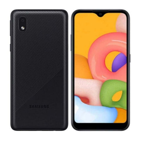 Samsung Galaxy A01 Core |Android 10 Go Edition | Quad Core a 1,5 GHz | 1GB RAM | 16GB | Cámara 8mp/5MP | Pantalla 5.3" HD+ | Batería 3,000mAh | Negro