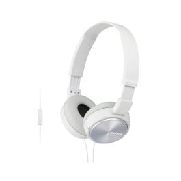 Sony | Audífono Tipo Diadema Con Cable y Micrófono Integrado | Blanco