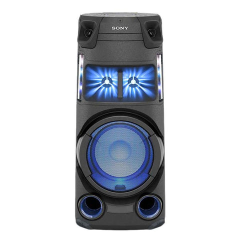 Equipo de sonido tipo torre de alta potencia Sony V43D con tecnología BLUETOOTH® | DVD | HDMI | Ruedas incorporadas | Negro