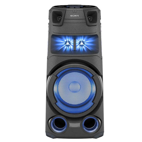 Equipo de sonido tipo torre de alta potencia Sony V73D | con tecnología BLUETOOTH® | DVD | HDMI | Ruedas incorporadas | Negro