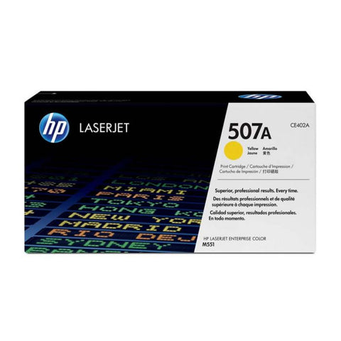 Tóner HP 507A Amarillo Laserjet Original (CE402A)