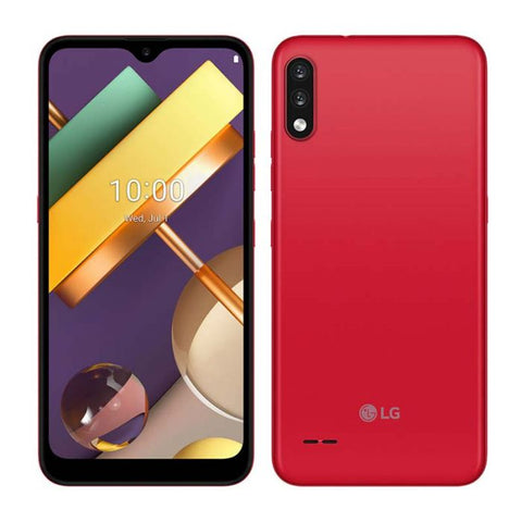 LG K22 MIL-STD 810G | 2 Cámaras Traseras 1 Frontal | Android 10 | 32GB | Batería de 3000mAh | Color Rojo