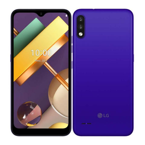 LG K22+ MIL-STD 810G | Doble Cámara 13MP/M2MP Trasera 5MP Frontal | Android 10 | 64GB | Batería de 3000mAh | Color Azul