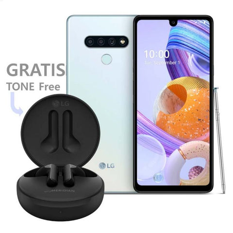 LG K71 MIL-STD 810G | 3 Cámaras Traseras 1 Frontal | Android 10 | 128GB Expandible hasta 512GB | Batería de 4000mAh | Color Blanco
