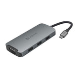 Adam Elements CASA Hub A08 USB C 8 in 1 Hub VGA HDMI SD Card