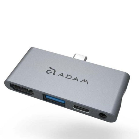 Adam Elements CASA Hub i4 USB C 4 in 1 Hub for iPad Pro Space Gray
