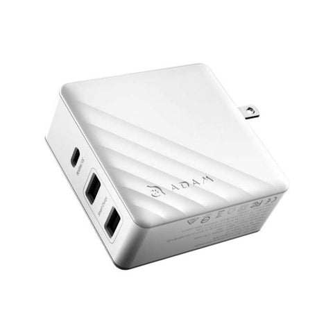 Adam Elements Omnia P7 USB C PD QC 3 0 Wall Charger 65W White
