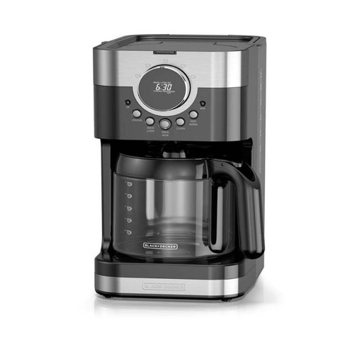 Cafetera 12tazas Programable Facil Seleccion Porcion Jarra Vidrio