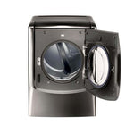 Ventas por pedido | LG Signature 9.0 p? | Secadora a Gas | Carga frontal | Vapor | Acero Inoxidable Negro | ThinQ™