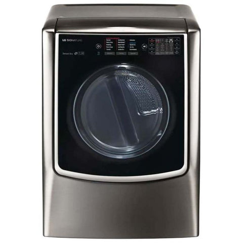 Ventas por pedido | LG Signature 9.0 p? | Secadora a Gas | Carga frontal | Vapor | Acero Inoxidable Negro | ThinQ™
