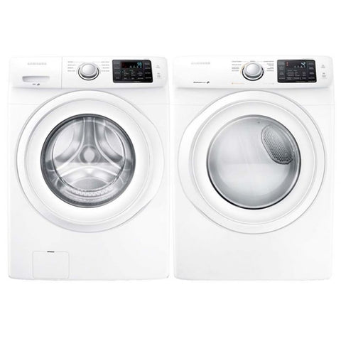 Combo Lavadora de Carga Frontal y Secadora a Gas Samsung | 20kg | Blanco