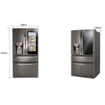 LG Regfrigerador | 31 p? | InstaView Door-in-Door | French Door | Craft Ice | Compresor linear inverter ThinQ | Neto: 29 p? | | Acero Inoxidable | Negro