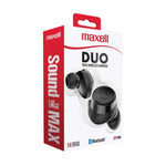 BT TRU DUO EARBUDS BLK